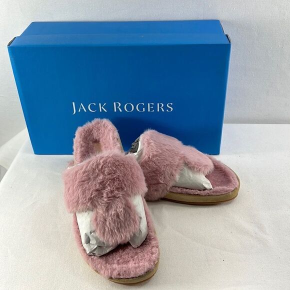 Jack Rogers Comfort Cozy Sandals Blush Various Sizes - Picture 1 of 6